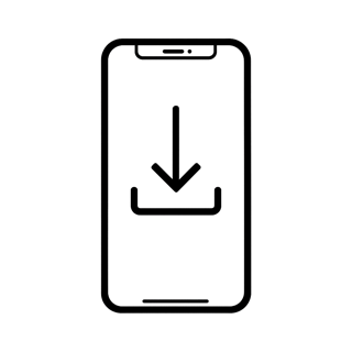アプリダウンロードのアイコン